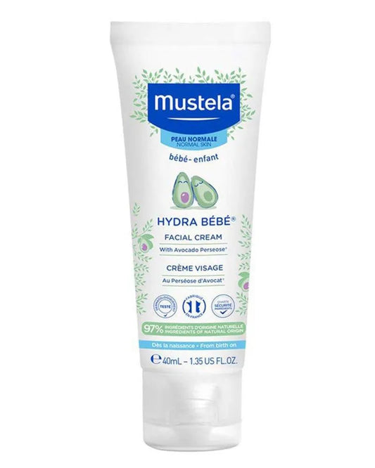 Mustela Crème Visage Hydra Bébé à l'avocat BIO - 40ml - Babyboss.ma - Mustela - pour bébé maroc