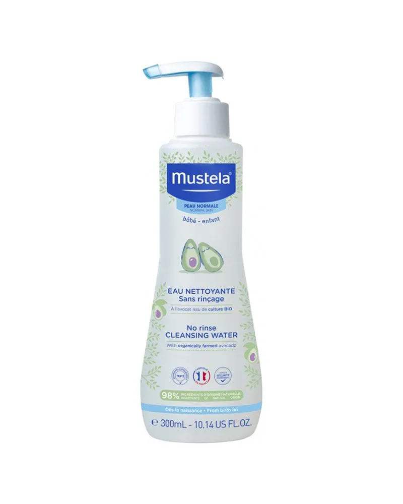 Mustela Eau Nettoyante Sans Rinçage à l'Avocat - 300ml - Mustela - Eaux de Toilette pour bébé Maroc -www.babyboss.ma