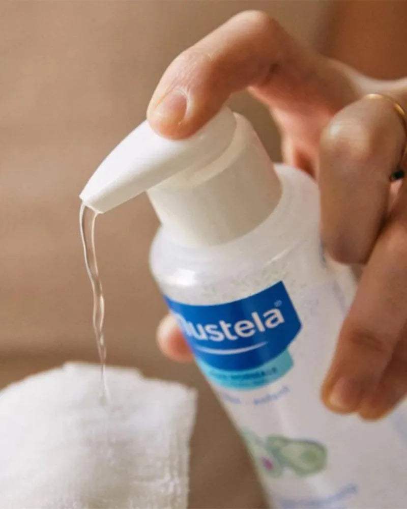 Mustela Eau Nettoyante Sans Rinçage à l'Avocat - 300ml - Mustela - Eaux de Toilette pour bébé Maroc -www.babyboss.ma