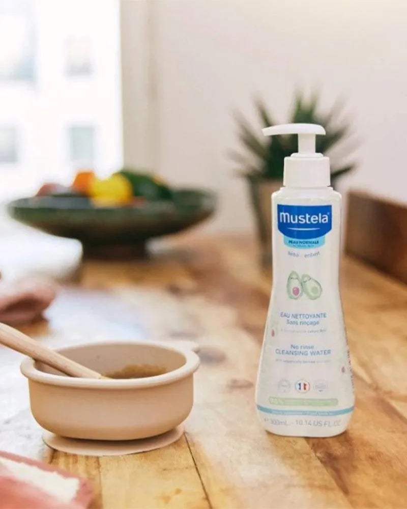 Mustela Eau Nettoyante Sans Rinçage à l'Avocat - 300ml - Mustela - Eaux de Toilette pour bébé Maroc -www.babyboss.ma