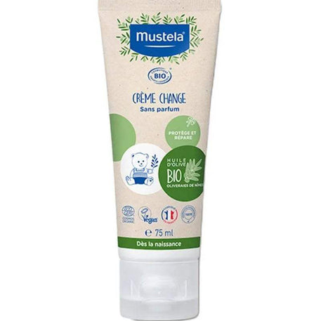 mustela-creme-de-change-bio-75ml-babyboss-ma-mustela-pour-bebe-maroc - Babyboss.ma -bebe-maroc