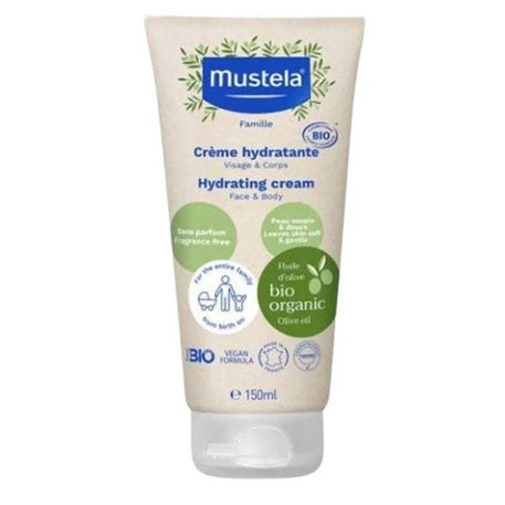 mustela-creme-hydratante-bio-150ml-babyboss-ma-mustela-pour-bebe-maroc - Babyboss.ma -bebe-maroc