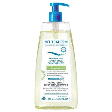 Neutraderm Shampooing extra-doux Dermo-Respect - 500ml - Neutraderm - Hygiène et Soin pour bébé Maroc -www.babyboss.ma