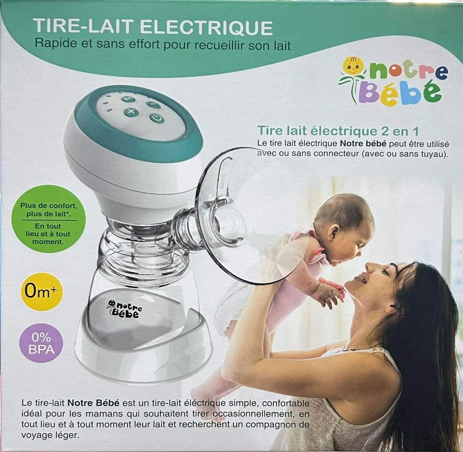 Notre bébé Tire-Lait Electrique - Notre bébé - pour bébé Maroc -www.babyboss.ma