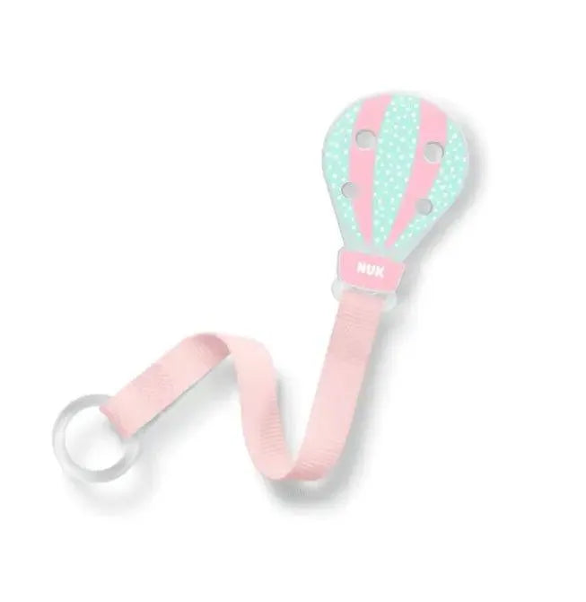 Nuk Attache-sucette tissu montgolfière rose - Babyboss.ma - NUK - pour bébé maroc