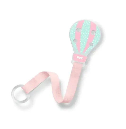 Nuk Attache-sucette tissu montgolfière rose - Babyboss.ma - NUK - pour bébé maroc