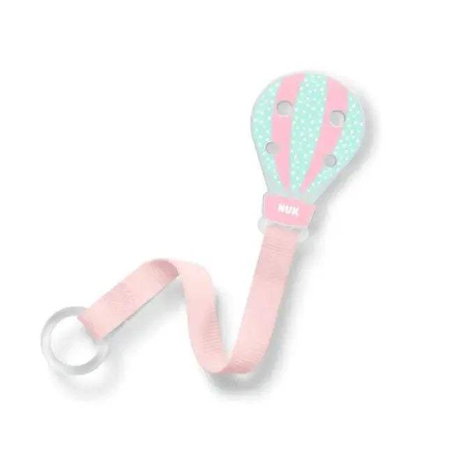 Nuk Attache-sucette tissu montgolfière rose - NUK - pour bébé Maroc -www.babyboss.ma
