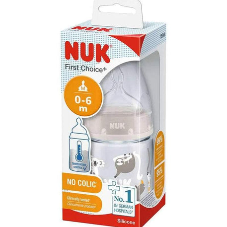 NUK Biberon First Choice+ 0-6m 150ml - Les Animaux - NUK - Biberon pour bébé Maroc -www.babyboss.ma