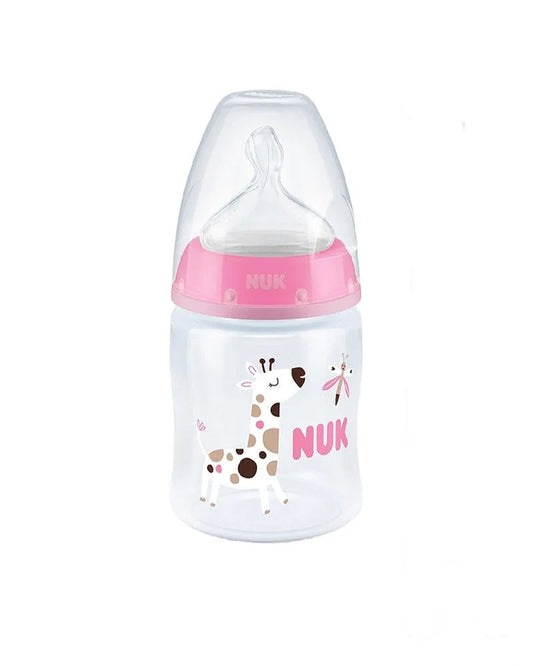 NUK Biberon First Choice+ 0-6m 150ml - Rose - Babyboss.ma - NUK - pour bébé maroc