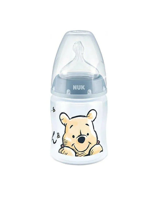 NUK Biberon First Choice+ 0-6m 150ml - Winnie l'ourson Bleu - Babyboss.ma - NUK - pour bébé maroc