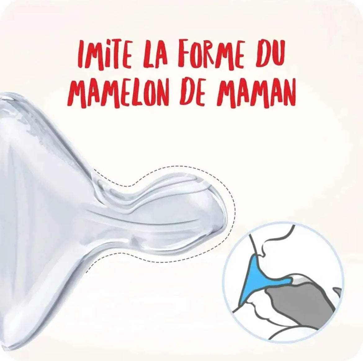 Nuk Biberon first choice+ Température control 150ml 0-6mois Cœur - NUK - pour bébé Maroc -www.babyboss.ma