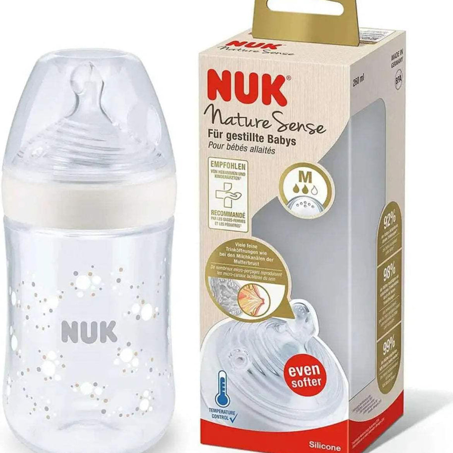Nuk Biberon Nature Sense 260ml plastique - NUK - pour bébé maroc - www.babyboss.ma
