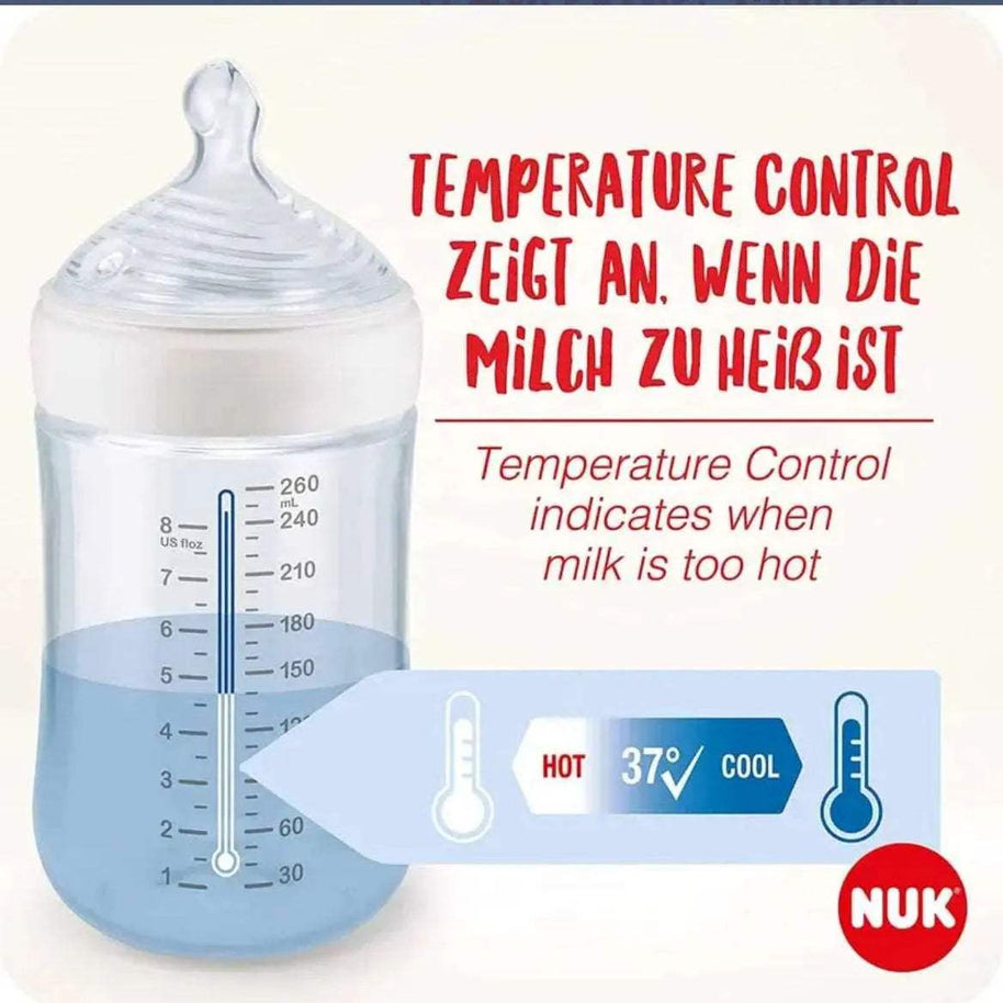 Nuk Biberon Nature Sense 260ml plastique - NUK - pour bébé Maroc -www.babyboss.ma