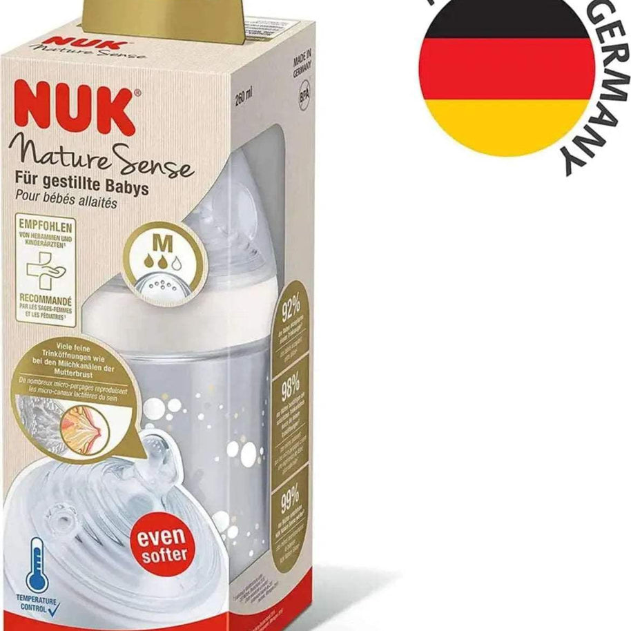 Nuk Biberon Nature Sense 260ml plastique - NUK - pour bébé Maroc -www.babyboss.ma