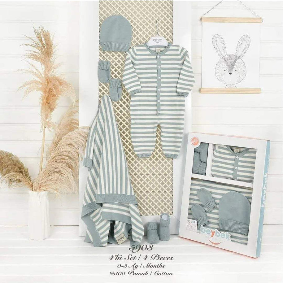 Pack naissance 100% coton - Beybek - pour bébé Maroc -www.babyboss.ma