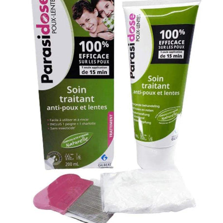 Parasidose Gilbert Soin Traitant Anti-Poux et Lentes - 200ml - Gilbert - Soins Anti-Poux pour bébé Maroc -www.babyboss.ma