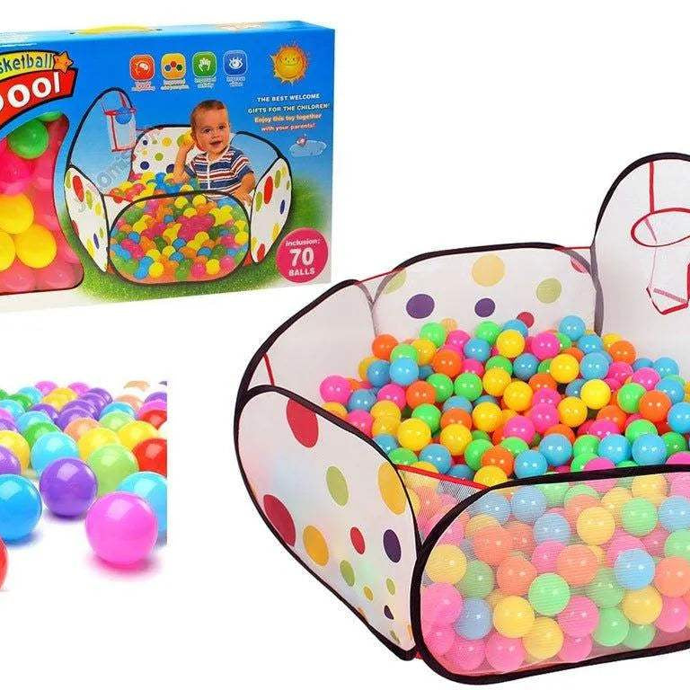 حوض سباحة لكرة السلة + 35 كرة - BABYBOSS