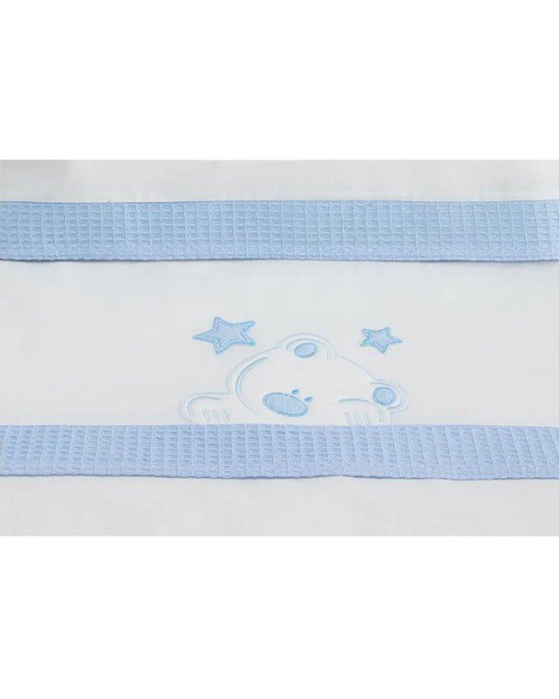 Parure de Lit 60×120cm - Bleu - Babyboss.ma - Interbaby - pour bébé maroc