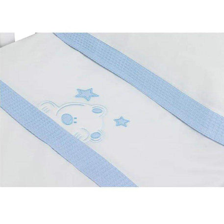 Parure de Lit 60×120cm - Bleu - Interbaby - Linge de lit pour bébé Maroc -www.babyboss.ma