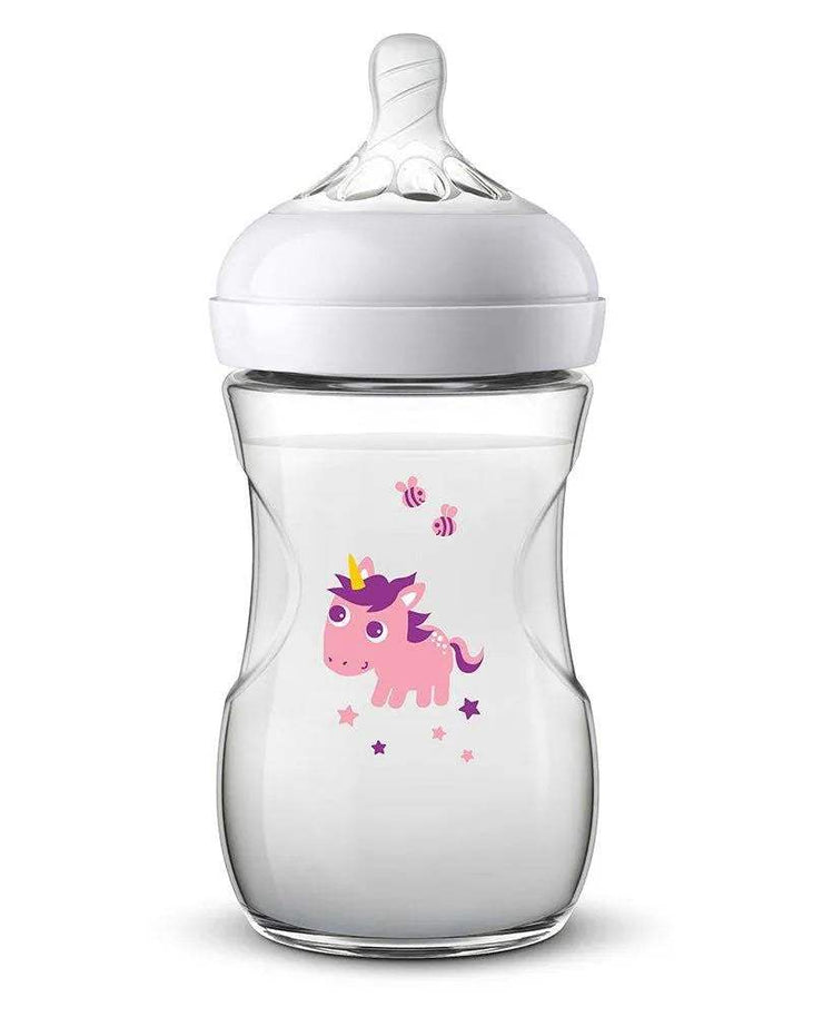 Philips Avent Biberon Natural 260ml - Licorne - Philips Avent - pour bébé maroc - www.babyboss.ma