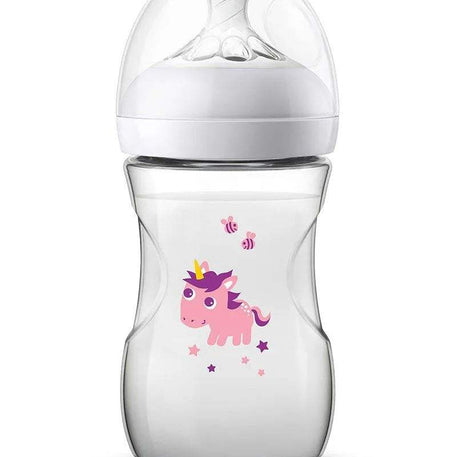 Philips Avent Biberon Natural 260ml - Licorne - Philips Avent - Biberon pour bébé Maroc -www.babyboss.ma