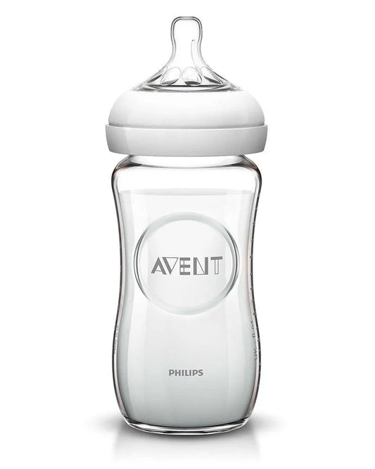 Philips Avent Biberon Natural en Verre - 240ml - Babyboss.ma - Philips Avent - pour bébé maroc