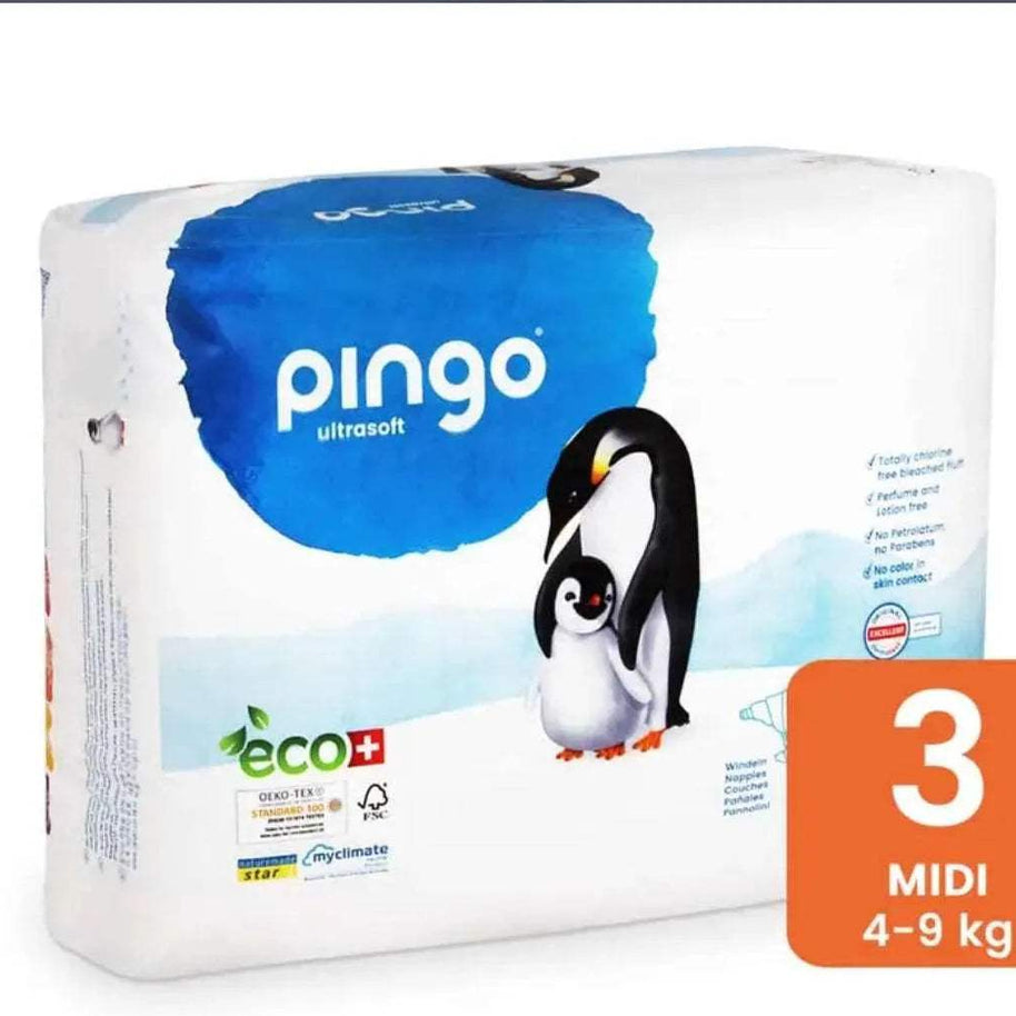 Pingo – Couches Écologiques Taille 3 (4-9kg) 44unités - Babyboss.ma - Pingo - pour bébé maroc