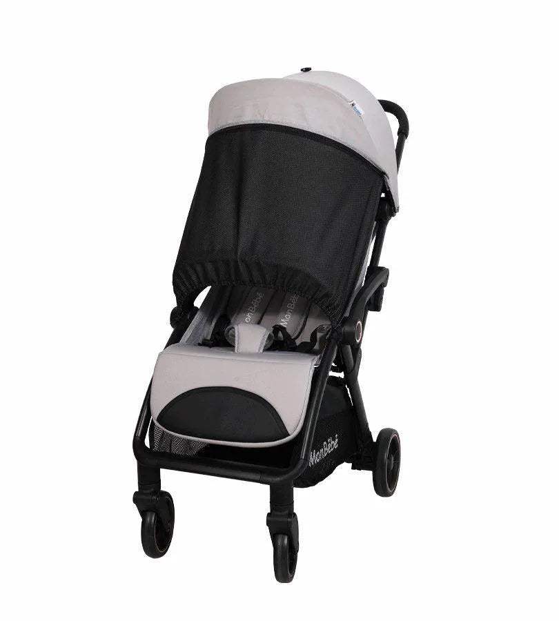 POUSSETTE AUTO-PLIANTE GRIS – MON BÉBÉ - mon bebe - Poussettes pour bébé Maroc -www.babyboss.ma