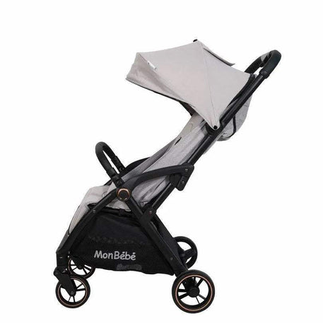 POUSSETTE AUTO-PLIANTE GRIS – MON BÉBÉ - mon bebe - Poussettes pour bébé Maroc -www.babyboss.ma
