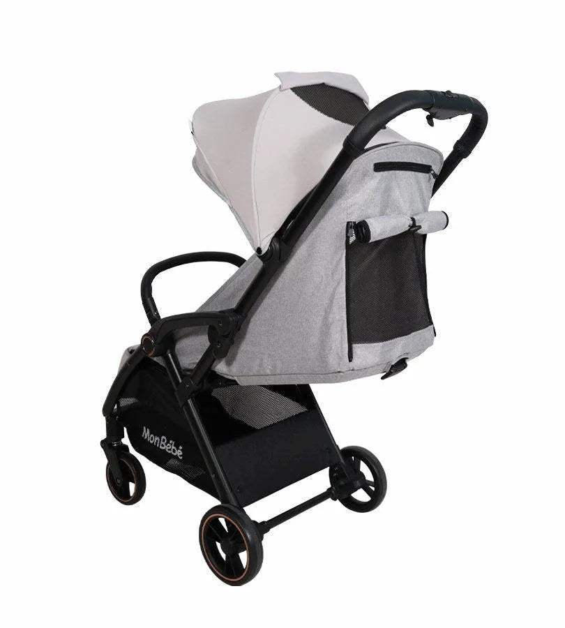 POUSSETTE AUTO-PLIANTE GRIS – MON BÉBÉ - mon bebe - Poussettes pour bébé Maroc -www.babyboss.ma