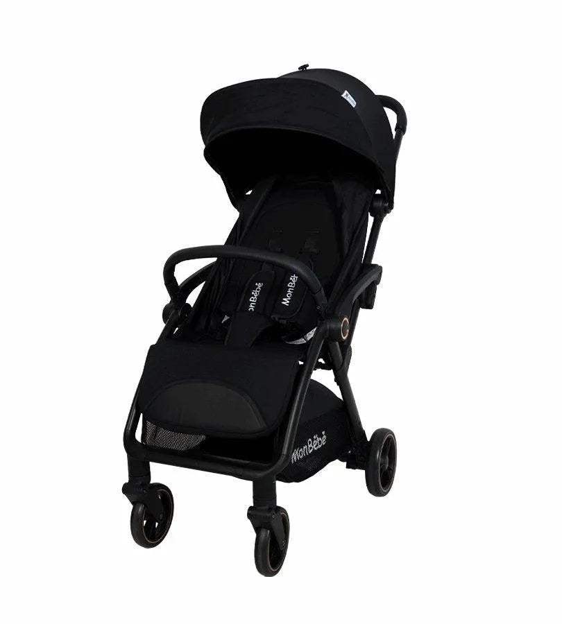 POUSSETTE AUTO-PLIANTE NOIR – MON BÉBÉ - mon bebe - Poussettes pour bébé Maroc -www.babyboss.ma