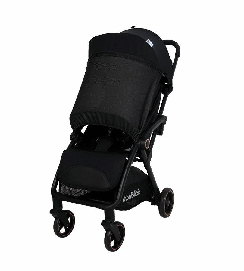 POUSSETTE AUTO-PLIANTE NOIR – MON BÉBÉ - Babyboss.ma - mon bebe - pour bébé maroc