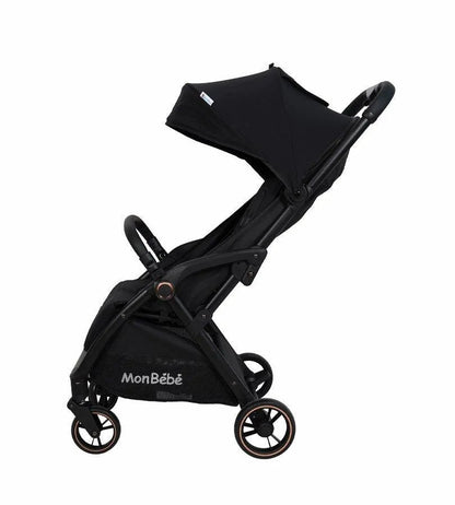 POUSSETTE AUTO-PLIANTE NOIR – MON BÉBÉ - Babyboss.ma - mon bebe - pour bébé maroc