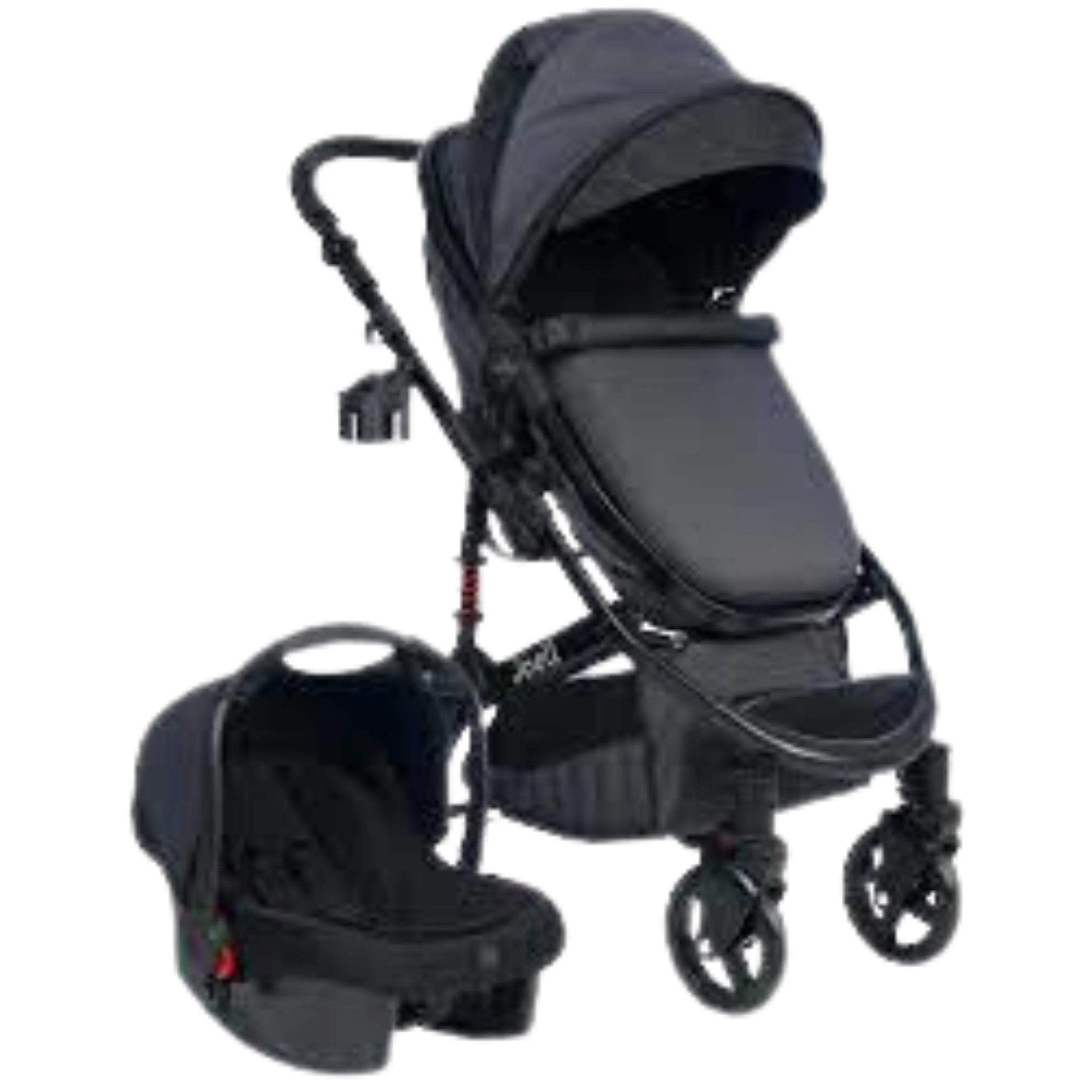 Poussette Full Black avec maxi cosy JOELL - joell - Poussettes pour bébé Maroc -www.babyboss.ma