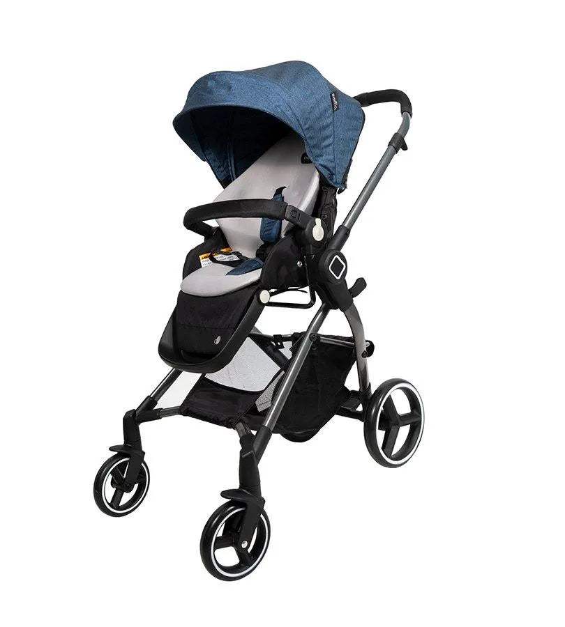 POUSSETTE REVERSIBLE NUVEU BLEU -EVENFLO - EVENFLO - Poussettes pour bébé Maroc -www.babyboss.ma