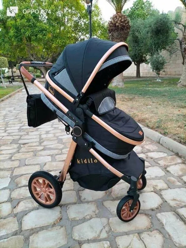 Poussette Réversible + siège auto V91- Kidilo - Babyboss.ma - Kidilo - pour bébé maroc