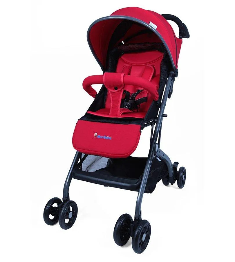 POUSSETTE VALISE ROUGE – MON BÉBÉ - Babyboss.ma - mon bebe - pour bébé maroc