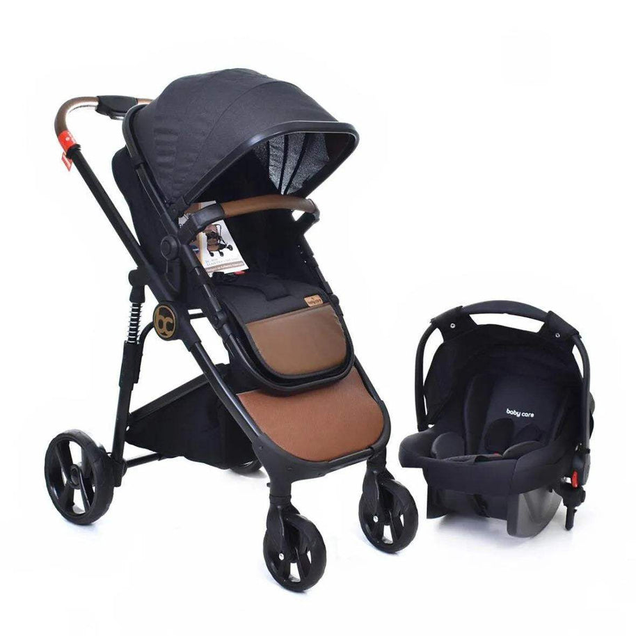 poussette-black-camel-avec-1-maxi-cosy-babycare-babyboss-ma-babycare-pour-bebe-maroc - Babyboss.ma -bebe-maroc