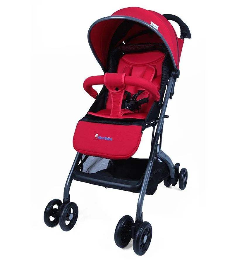 poussette-valise-rouge-mon-bebe-babyboss-ma-mon-bebe-pour-bebe-maroc-1 - Babyboss.ma -bebe-maroc