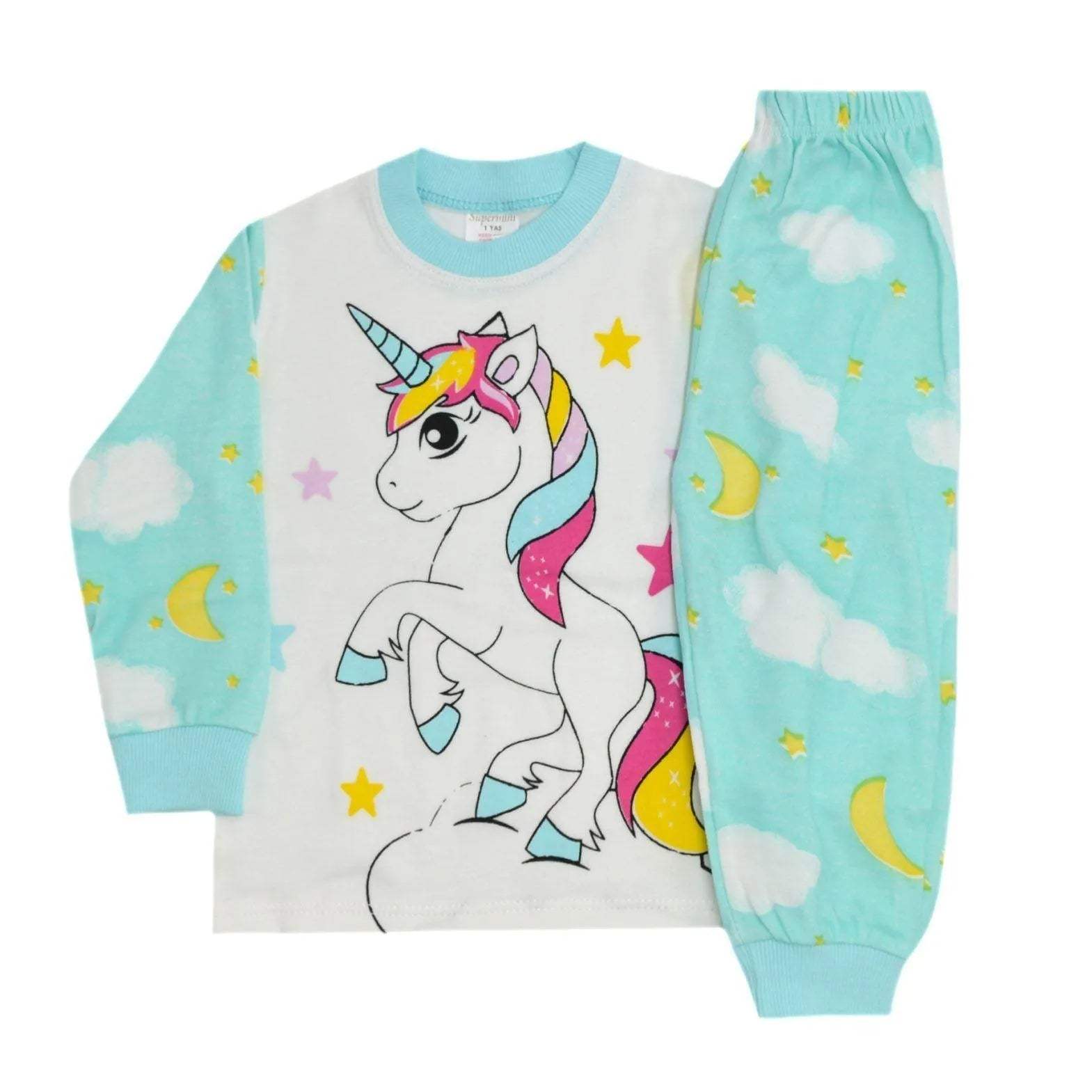 Pyjama unicorne 100% Cotonn - Beybek - pour bébé Maroc -www.babyboss.ma
