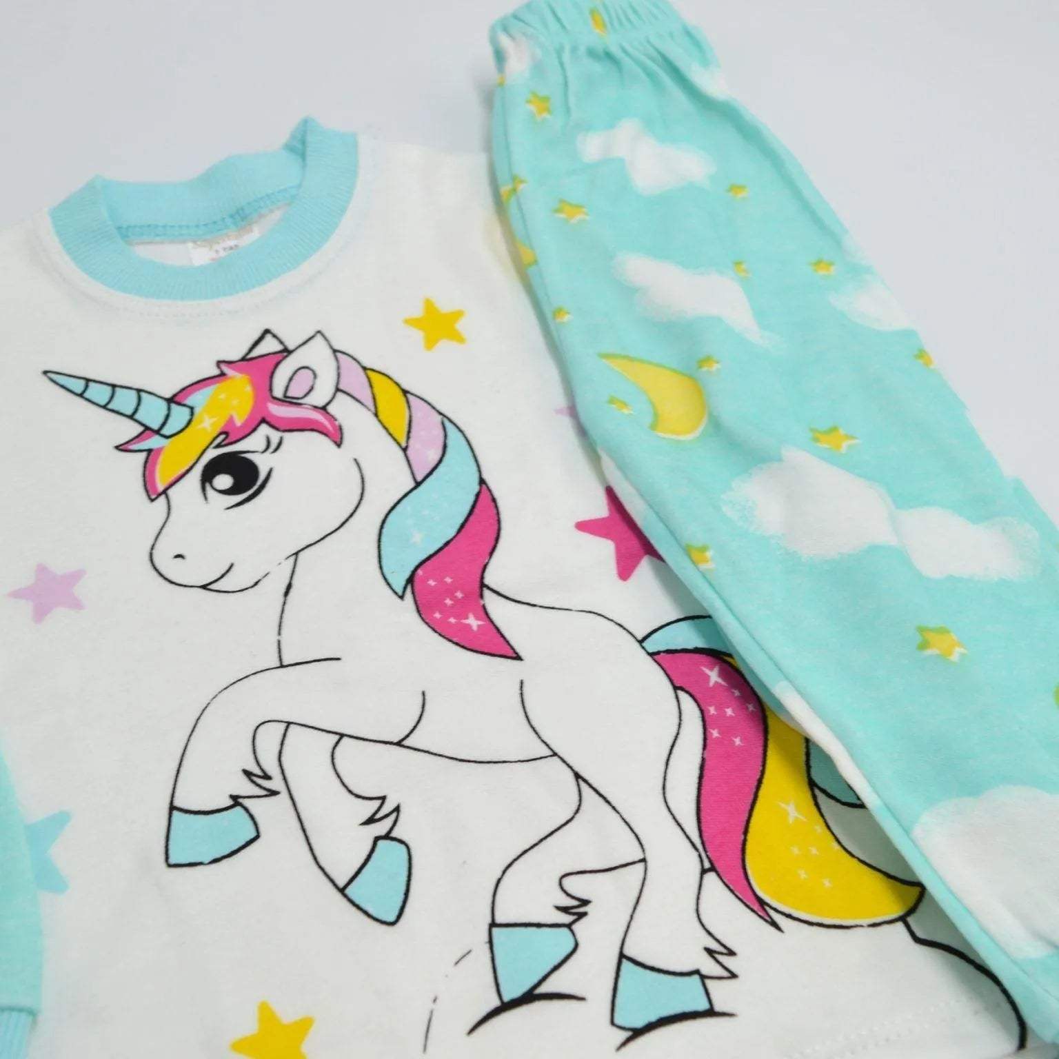 Pyjama unicorne 100% Cotonn - Beybek - pour bébé Maroc -www.babyboss.ma