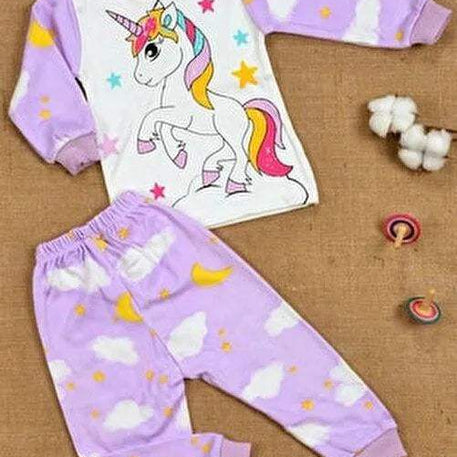 Pyjama unicorne 100% Cotonn - Beybek - pour bébé Maroc -www.babyboss.ma