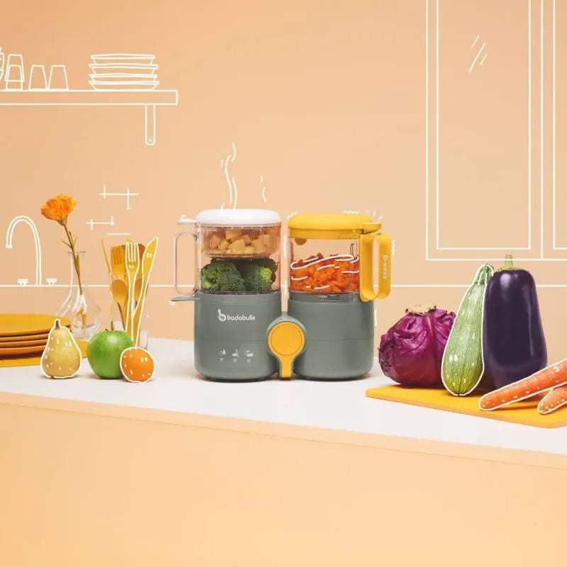 Robot Culinaire B.Easy Badabulle - Badabulle - Robot Cuiseur pour bébé Maroc -www.babyboss.ma