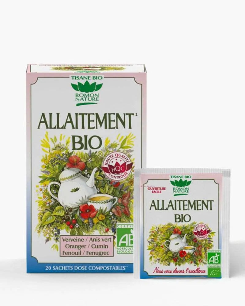 Romon Nature Tisane Allaitement Bio - 20 sachets - Babyboss.ma - Romon Nature - pour bébé maroc