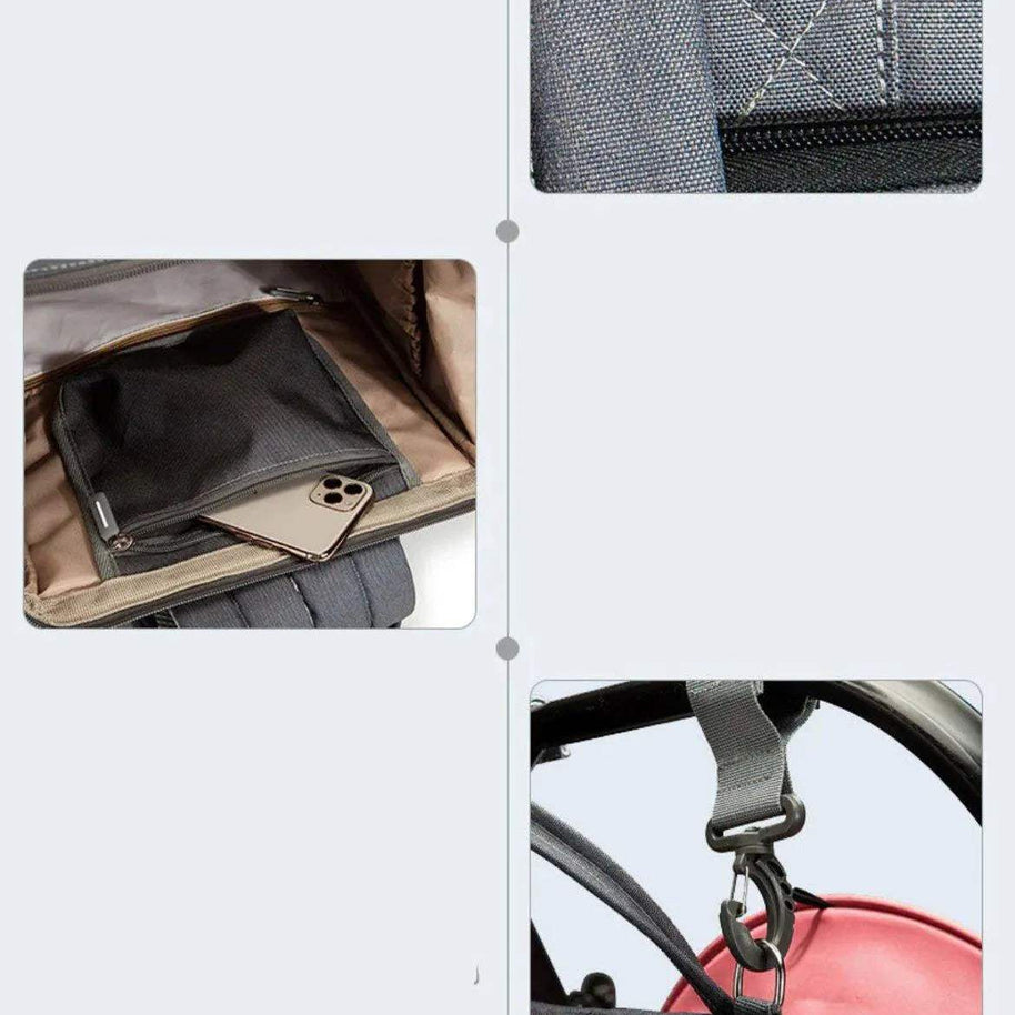 Sac à Dos à Langer avec Lit à Langer Lit Pliant Portable Convertible Multifonction - sac - pour bébé Maroc -www.babyboss.ma