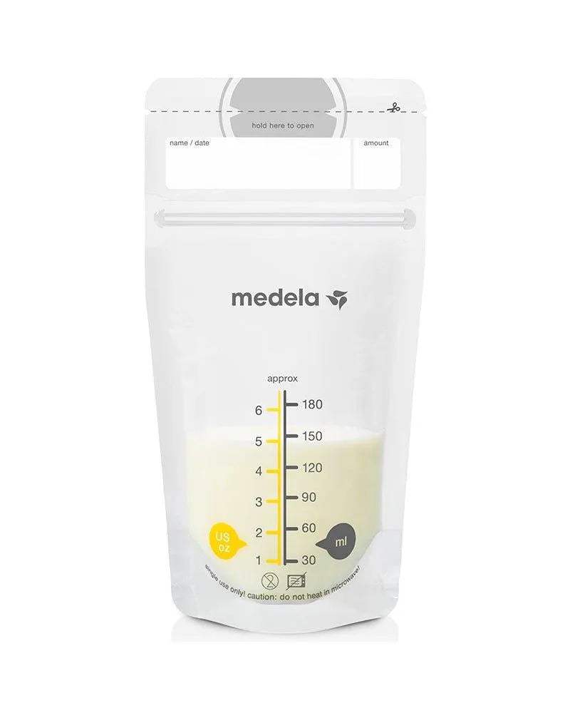 Sachets Conservation de Lait Maternel Medela - 25 unités - Medela - Conservation du Lait pour bébé Maroc -www.babyboss.ma