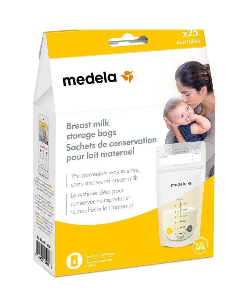 Sachets Conservation de Lait Maternel Medela - 25 unités - Medela - Conservation du Lait pour bébé Maroc -www.babyboss.ma