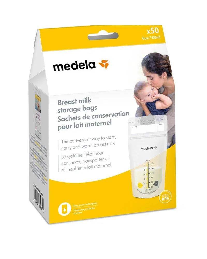 Sachets Conservation de Lait Maternel Medela - 50 unités - Medela - Conservation du Lait pour bébé Maroc -www.babyboss.ma