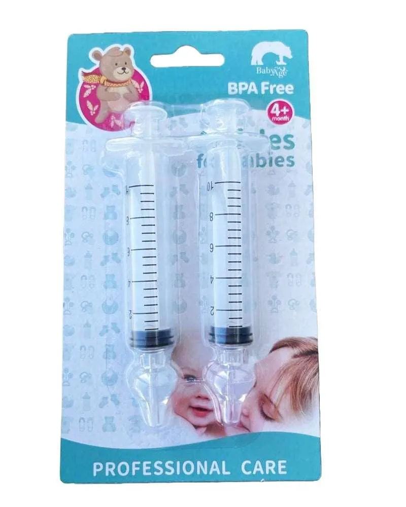 Seringue Nasale Pour Bébé 2 Pièces - 10ml - Babyboss.ma - Baby Age - pour bébé maroc