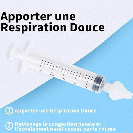 Seringue Nasale Pour Bébé 2 Pièces - 10ml - Baby Age - Hygiène et Soin pour bébé Maroc -www.babyboss.ma